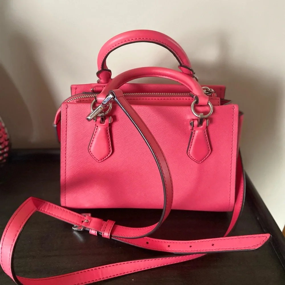 Michael Kors Vibrant Pink Satchel - Picture 6 of 7